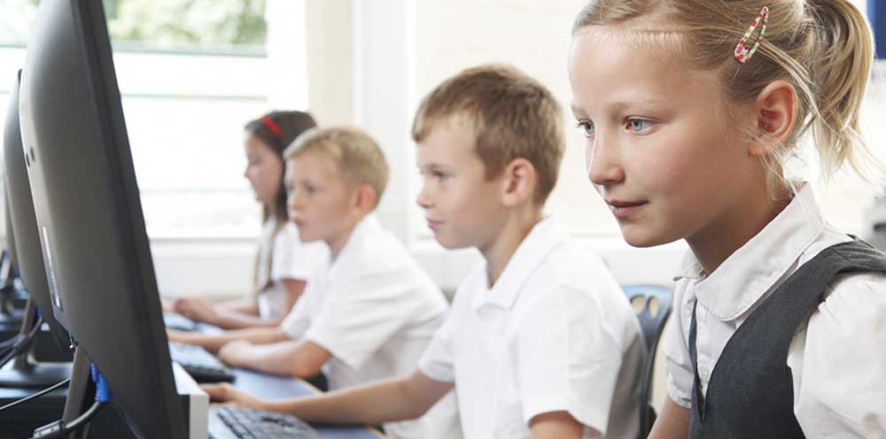 Children using Computer