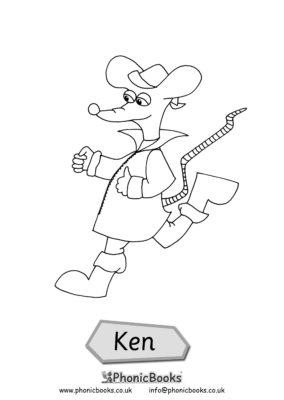 Early Years Colouring Page Ken