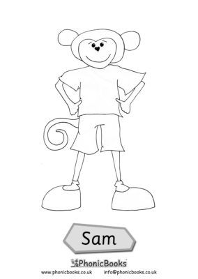 Early Years Colouring Pages - SAM