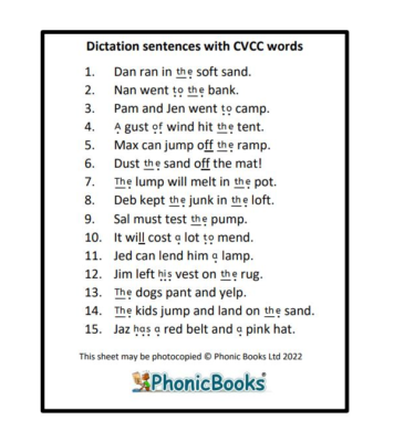 Sample-cvcc-dictation-sentences