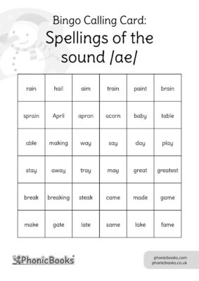 Phonics xmas bingo cards spellings of ae 724x1024