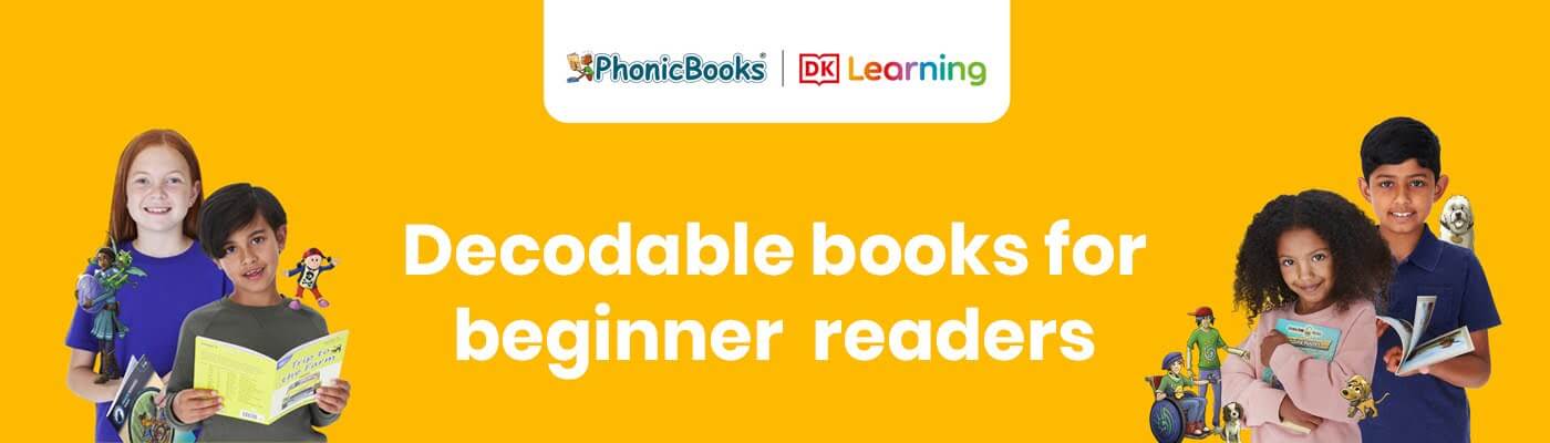 Phonic books beginner reader banner